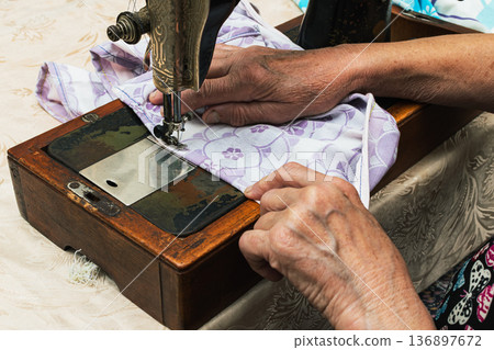 Sewing fabric Sewing fabric 136897672