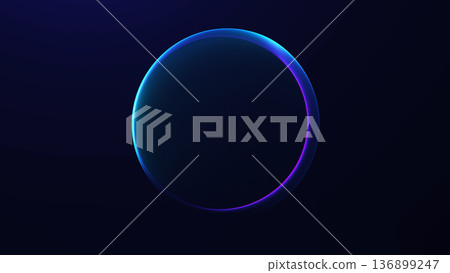 Abstract blue purple gradient energy sphere with smooth glowing surface and soft light flow, futuristic digital plasma orb floating in dark space, elegant modern technology background with fluid Abstract blue purple gradient energy sphere with smooth glowing surface and soft light flow, futuristic digital plasma orb floating in dark space, elegant modern technology background with fluid 136899247