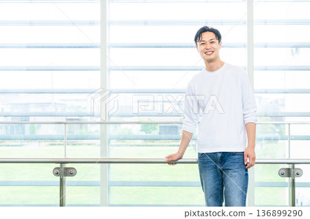 Middle men's portrait Middle men's portrait 136899290