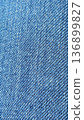 Close-up of blue denim fabric 136899827