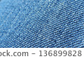 Blue jeans fabric, close-up texture 136899828