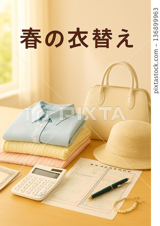 春季衣櫥更新－柔和色調的服裝和配件 • 春季衣櫥 136899963