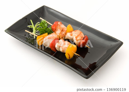 shashlik of chicken shashlik of chicken 136900119