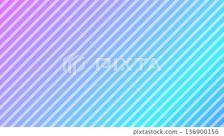 可愛的漸層斜條紋背景素材,16:9 尺寸 可愛的漸層斜條紋背景素材,16:9 尺寸 136900156