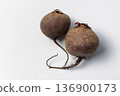 Red beetroot isolated on a white background. Useful vegetables for cooking 136900173