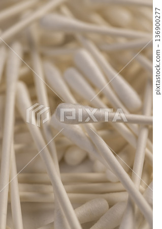 cotton swabs with natural cotton for hygiene and cosmetics, white paper natural sticks with natural white cotton correction , injury treatment cotton swabs with natural cotton for hygiene and cosmetics, white paper natural sticks with natural white cotton correction , injury treatment 136900277