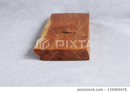 big isolated wood board, unique handmade kitchenware big isolated wood board, unique handmade kitchenware 136900476