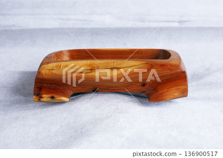 big isolated wood bowl, unique handmade kitchenware big isolated wood bowl, unique handmade kitchenware 136900517