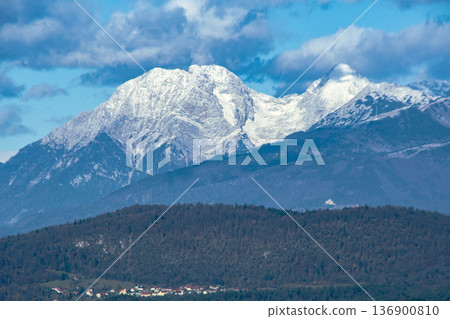 斯洛維尼亞首都盧布爾雅那市中心 136900810