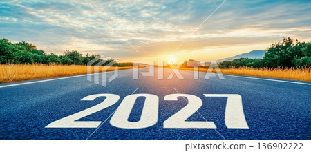 A Beautiful Pathway Ahead Showing Promise and Success for a Bright Future in the New Year 2027 A Beautiful Pathway Ahead Showing Promise and Success for a Bright Future in the New Year 2027 136902222