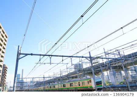Overhead lines around Omiya Station Overhead lines around Omiya Station 136904179