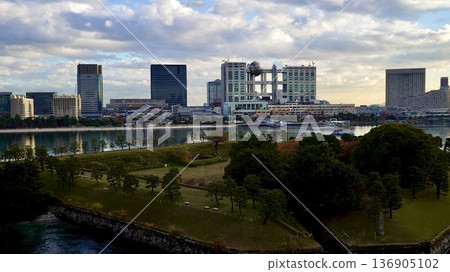 從東京台東區彩虹橋拍攝的海灣景色 從東京台東區彩虹橋拍攝的海灣景色 136905102