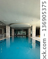 Indoor swimming pool in the hotel 136905375