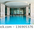 Indoor swimming pool in the hotel 136905376