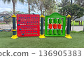 A colorfur outdoor playground for kids 136905383