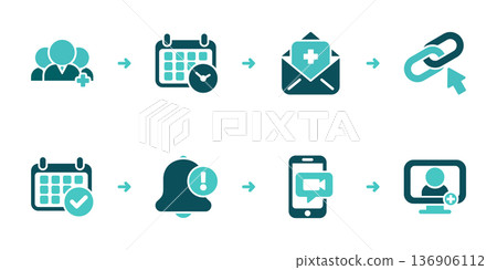 Group Session Scheduling Invitation and Join Workflow 136906112