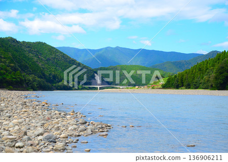 Kumano River riverbed (Nara) Kumano River riverbed (Nara) 136906211