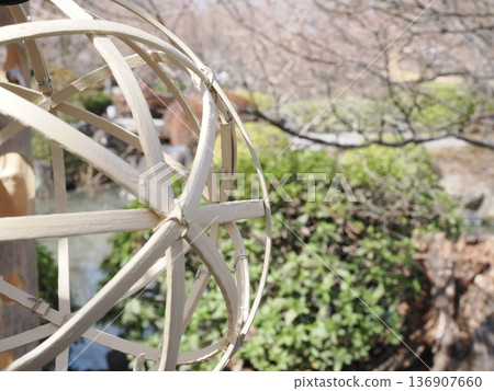 圓形竹工藝品 圓形竹工藝品 136907660