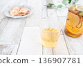 Fruit tea on the table 136907781