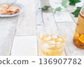 Ice tea on the table 136907782