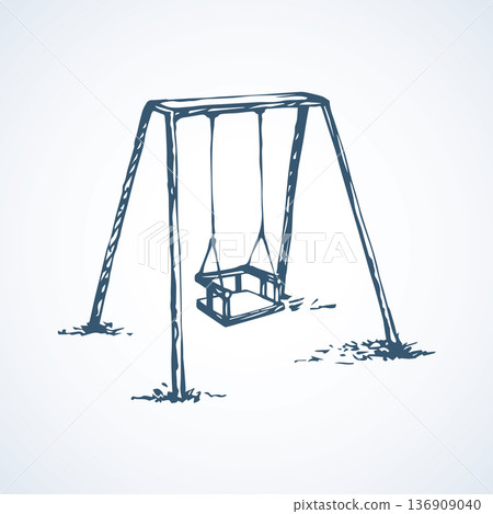 Vector drawing. Nested doll Vector drawing. Nested doll 136909040