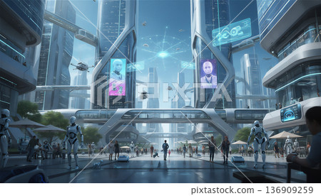 Near future city 136909259