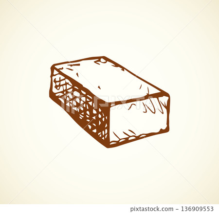 Brick. Vector drawing 136909553