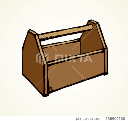 Tool box. Vector drawing 136909568