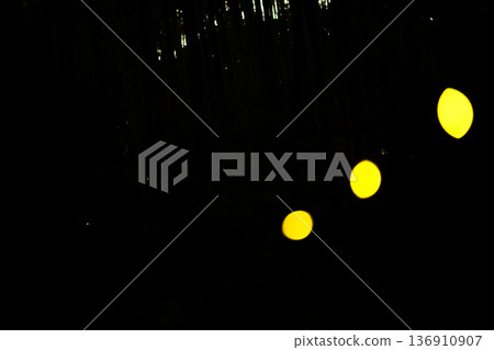 Fireflies dancing wildly - summer image Fireflies dancing wildly - summer image 136910907
