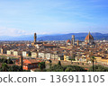 Panoramic view of Florence and the Cathedral of Santa Maria del Fiore 136911105