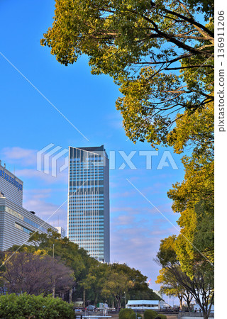 愛知縣:名古屋市景:久屋大通公園及建築 愛知縣:名古屋市景:久屋大通公園及建築 136911206