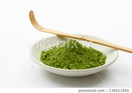 抹茶白色背景圖片 136911940