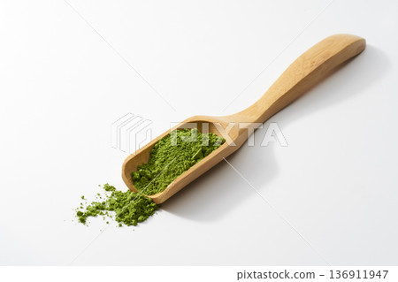 抹茶白色背景圖片 136911947