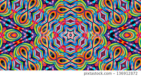 Bright background with colorful abstract pattern Bright background with colorful abstract pattern 136912872