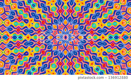 Bright multicolor background with colorful abstract pattern Bright multicolor background with colorful abstract pattern 136912880