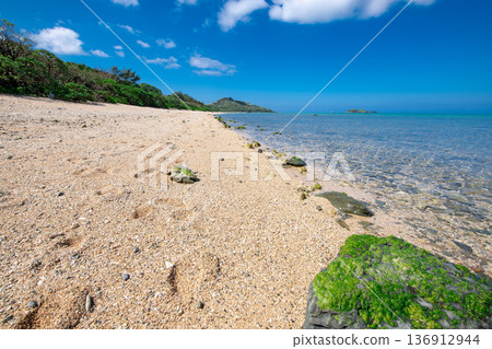 Hirakubozaki Lighthouse as seen from Hirano Beach 136912944