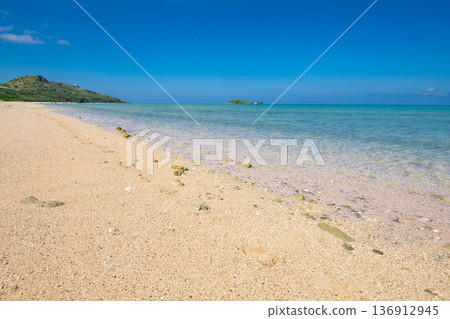 Hirakubozaki Lighthouse as seen from Hirano Beach 136912945