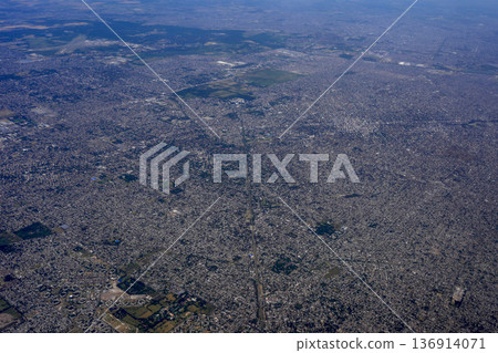 buenos aires aerial from airplane window buenos aires aerial from airplane window 136914071