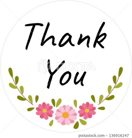 Thanks sticker Thanks sticker 136916247