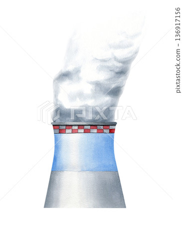 Industrial factory with dark toxic smoke, chimney, power plant. For ecological project, environmental posters, climate change infographics, blog posts about ecology, news and education articles Industrial factory with dark toxic smoke, chimney, power plant. For ecological project, environmental posters, climate change infographics, blog posts about ecology, news and education articles 136917156