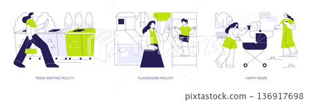 City park environment isolated cartoon vector illustrations se City park environment isolated cartoon vector illustrations se 136917698