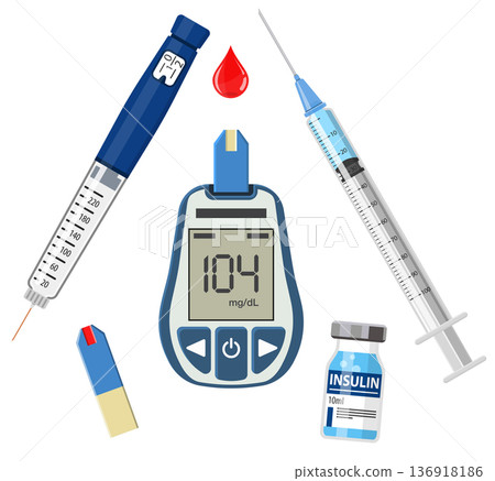 World Diabetes Day Concept World Diabetes Day Concept 136918186