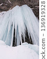 Ice explosion at Iori Falls in Oku-Nikko 136919328