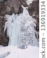 Ice explosion at Iori Falls in Oku-Nikko 136919334