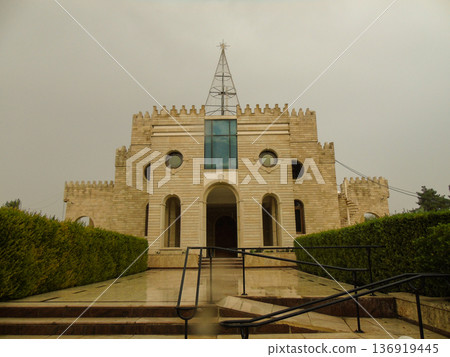 A Christian church in Ankawa District of Erbil, Iraq A Christian church in Ankawa District of Erbil, Iraq 136919445