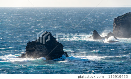 A spectacular view from Cape Aiai as strong winds blow 136919453