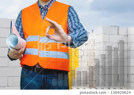 Manager checks plans Manager checks plans 136920624