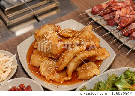 Sweet and Sour Pork (Tangsuyuk) 136920847