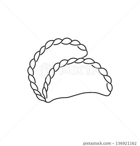 Dumpling icon for food apps and websites Dumpling icon for food apps and websites 136921162