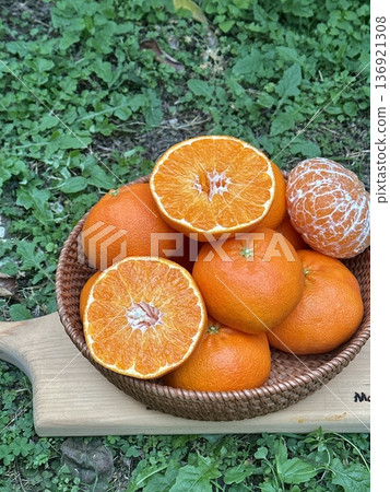 Fresh Jeju Island Sweet Tangerine 136921308